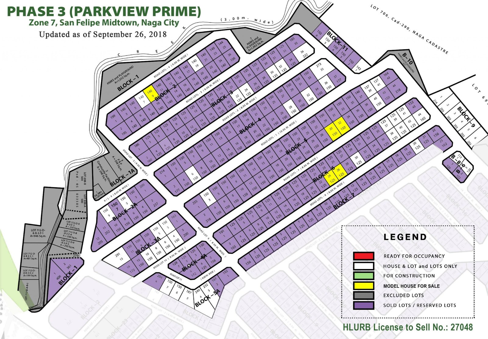 parkview village prime site map
